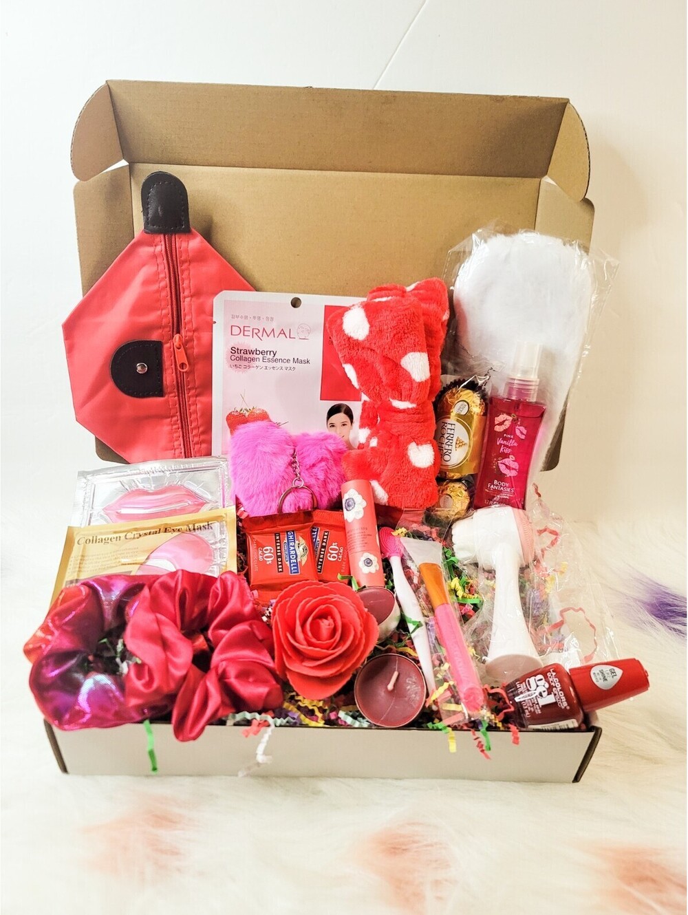 VALENTINES DAY Women’s Gift Box - Pink Self-Care & Relaxing